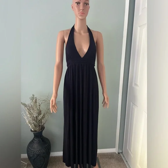 long ruched maxi dress Modal Overlay Ruched Maxi Dress